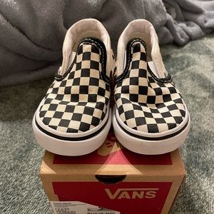 Vans 6.0 toddler shoes checkered